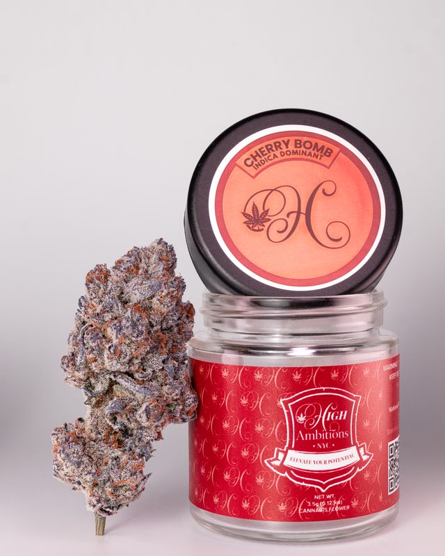 High Ambitions Cherry Bomb flower jar